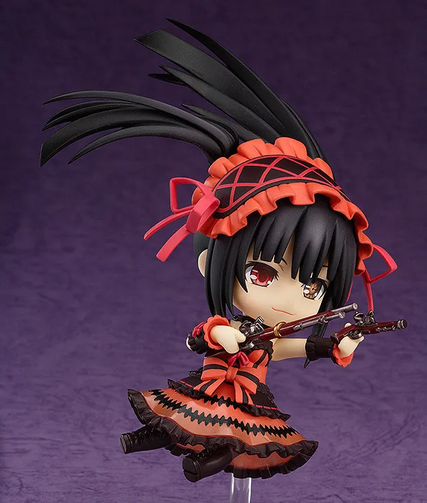 10 см Nendoroid Date A Live Tokisaki Kurumi 466# фигурка ПВХ игрушки коллекция кукла аниме мультфильм модель для друга подарок