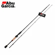 Abu Garcia злодей VLC662M VLC702M 1,98 м 2,13 м baitcasing Удочка две секции м мощная углеродная основа удочка