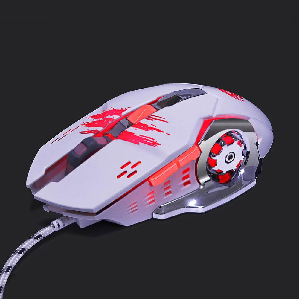 ZUOYA Professional gamer Gaming Mouse 8D 3200DPI Adjustable Wired Optical LED Computer Mice USB Cable Mouse for laptop PC wireless gaming mouse Mice