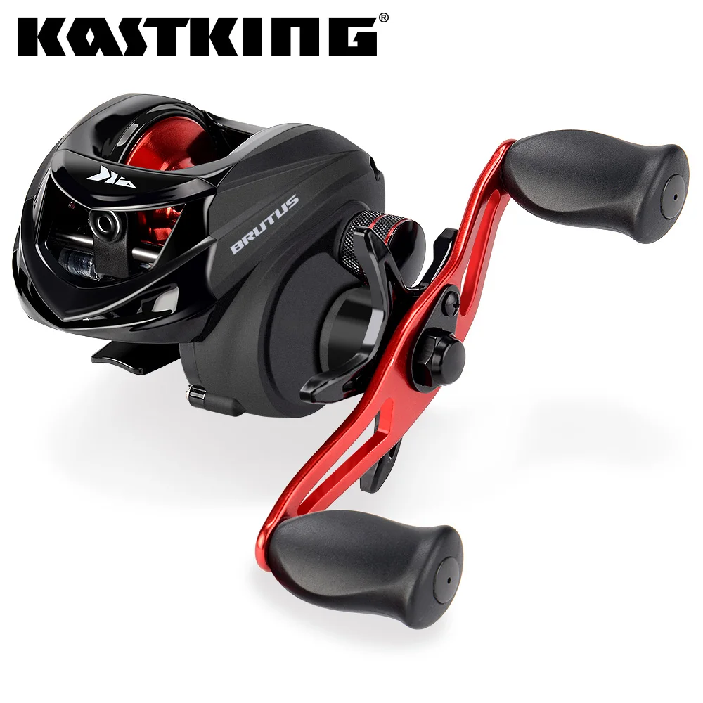

KastKing Brutus Baitcasting Fishing Reel 202g 4+1 Ball Bearings 6KG Drag Graphite Frame Magnetic Brake System Fishing Coil