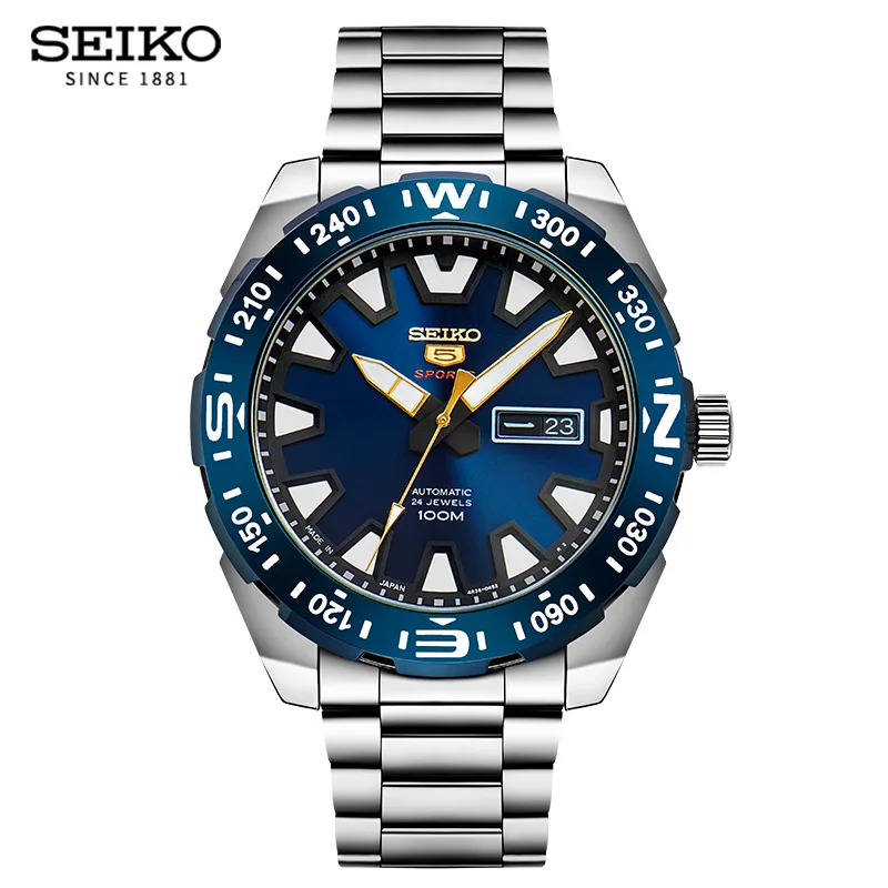 Мужские автоматические механические часы Seiko 100% оригинальные для дайвинга
