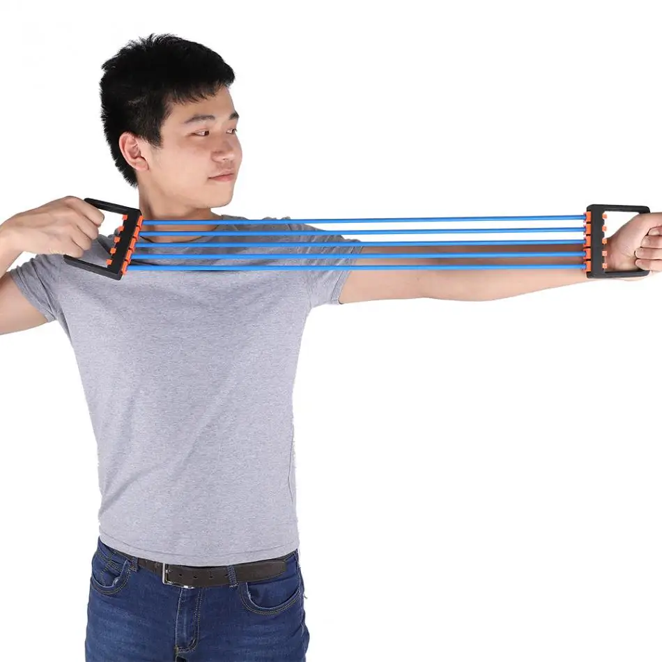 Резиновая нить грудь расширитель разработчик Фитнес упражнения Спортивная Резиновая лента для растяжки полос руки Грудь Мышцы тренировочное оборудование