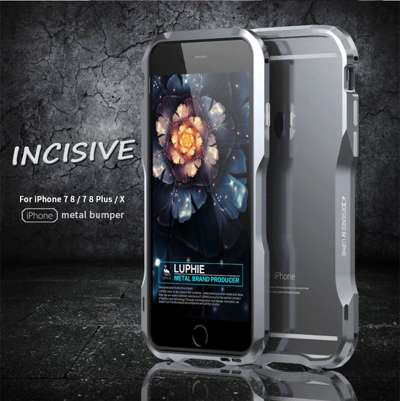 LUPHIE Case for iPhone 7 8 Plus Metal Bumper1 (1)