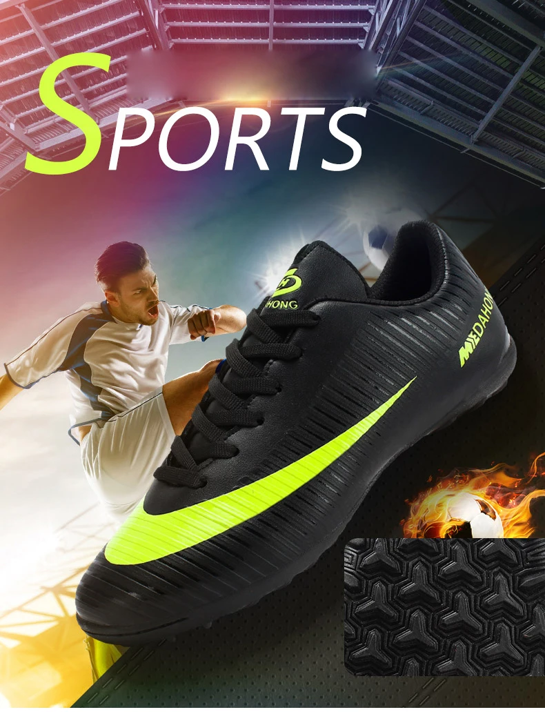 Soccer Shoes for men Kids indoor football Shoes sneakers turf superfly futsal original football boots Comfortable Waterproof (1)