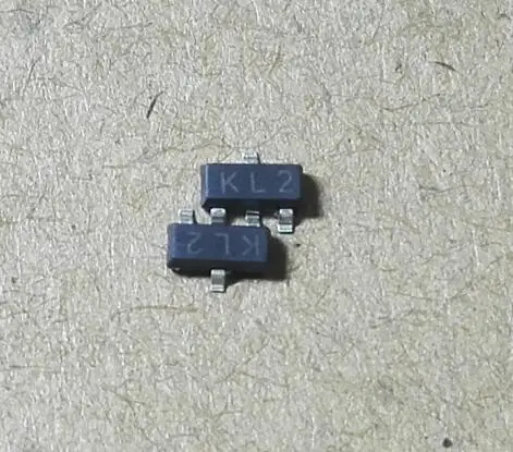 

500pcs BAT54A MAKING KL2 WV3 SOT-23 SMT SMD Diode Schottky barrier double diode