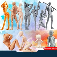 Anime Archetype He She Ferrite Figma Movable Body Feminino Kun Body Chan PVC Action Figure Model Toys Doll for Collectible