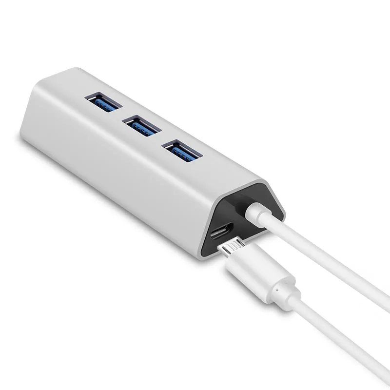 

Acasis HS0063 Aluminum 4 Port 5Gbps USB 3.0 Splitter Super Speed with Mini USB Power Interface PC Laptop Spare Parts
