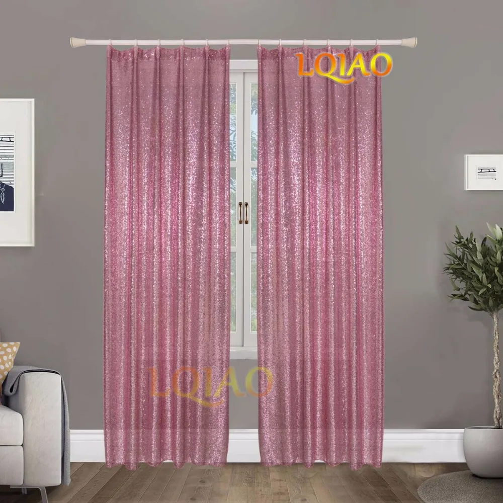 Pink Gold Curtain-1
