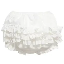 2019 nova marca recém-nascido da criança infantil do bebê da menina do miúdo calças curtas branco bottoms bloomers babados calcinha