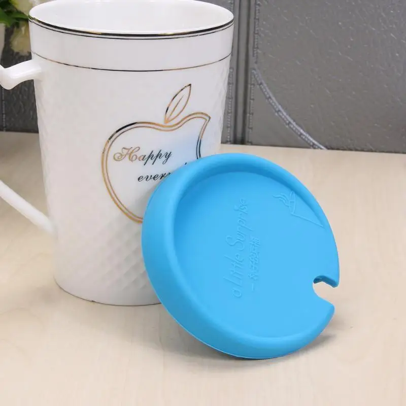

Cartoon Thick Heat-resistant Leakage Proof Silicone Cup Cover Teacup Lids Coffee Lid Cap Seal Cover Fashion Cup Cover