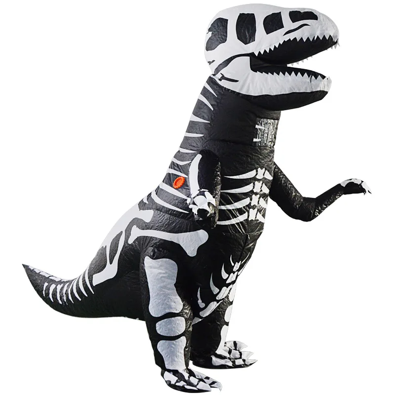 Взрослый T-REX надувной костюм динозавра Sparerib динозавр Пурим вечерние костюмы на Хэллоуин Fantasy Blowup Косплей