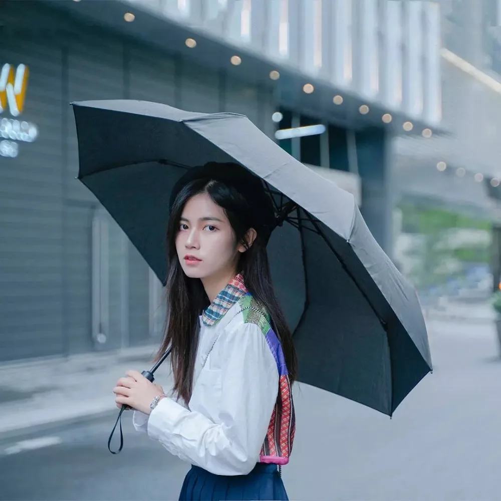Xiaomi Mijia WD1 автоматический дождливый Зонт Карманный Солнечный дождливый летний алюминиевый ветрозащитный водонепроницаемый УФ зонтик солнцезащитный козырек для мужчин и женщин
