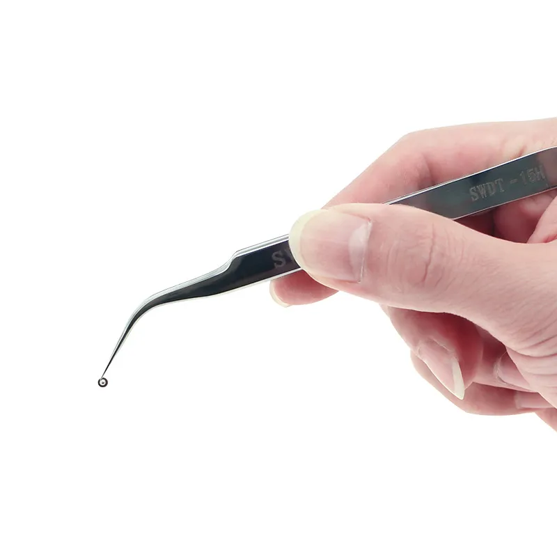 

UANME High Precision Stainless Steel Curved Straight Tweezers For Cell Phone Tablet Computer Repair Hand Tools