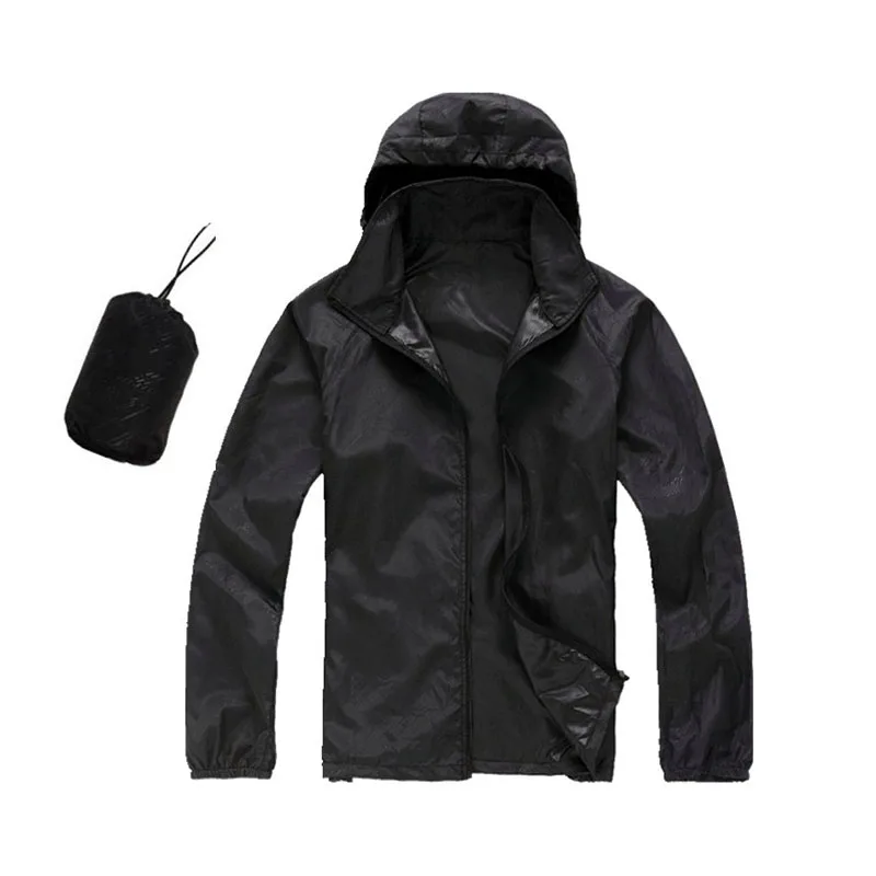 

Befusy Men Women Quick Dry Hiking Jackets Outdoor Sport Skin Dust Coat Thin Waterproof UV Protection Camping Hoodie Top 3XL