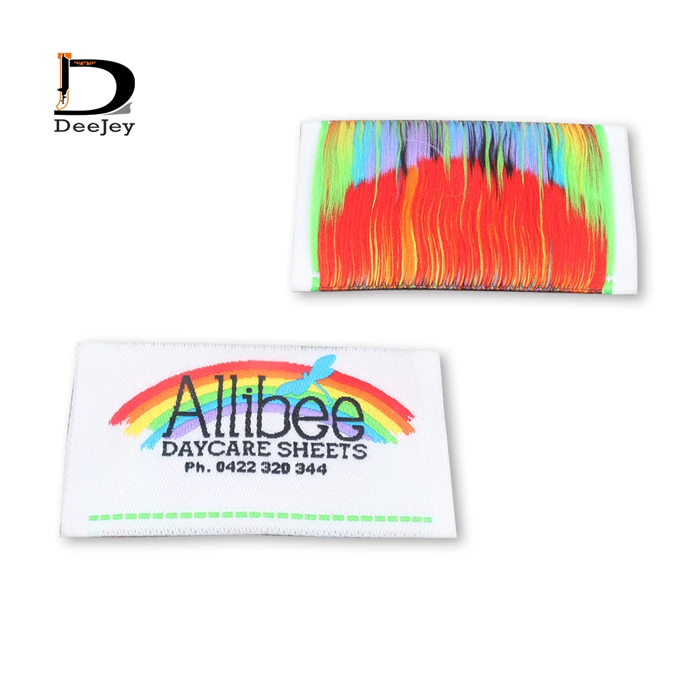 1000pcs/lot Washable Cloth Woven Clothing Labels