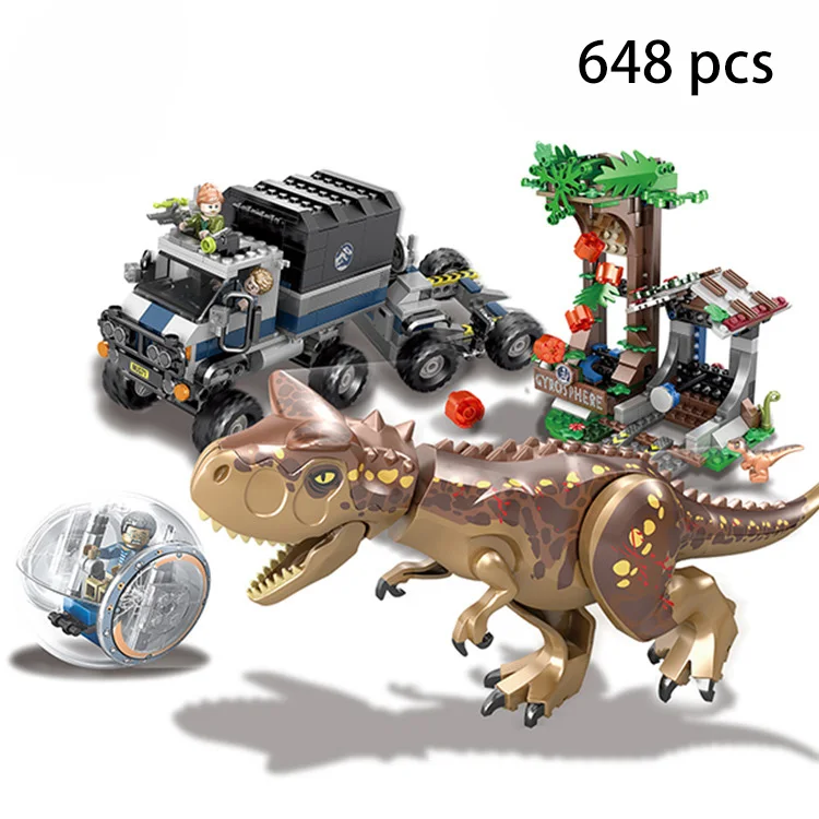 Совместимый мир Юрского Периода Динозавры игрушки T-Rex строительные блоки кирпичи игрушки для детей