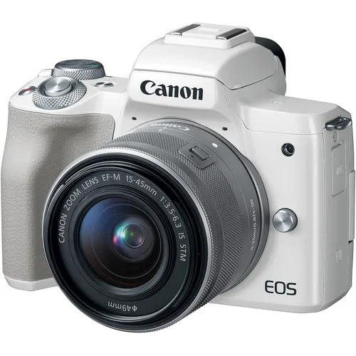 White Color Беззеркальная камера Canon M50 с EF-M объективом 15-45 мм f/3,5-6,3 IS STM, черный-24,1 МП APS-C-4 K-Vari-угол сенсорного экрана-Wifi - Цвет: White Color
