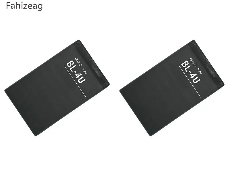 Fahizeag 2 шт. 1000 мАч BL-4U BL 4U BL4U запасная батарея для Nokia E66 C5-03 5530 5730 5250 | Мобильные