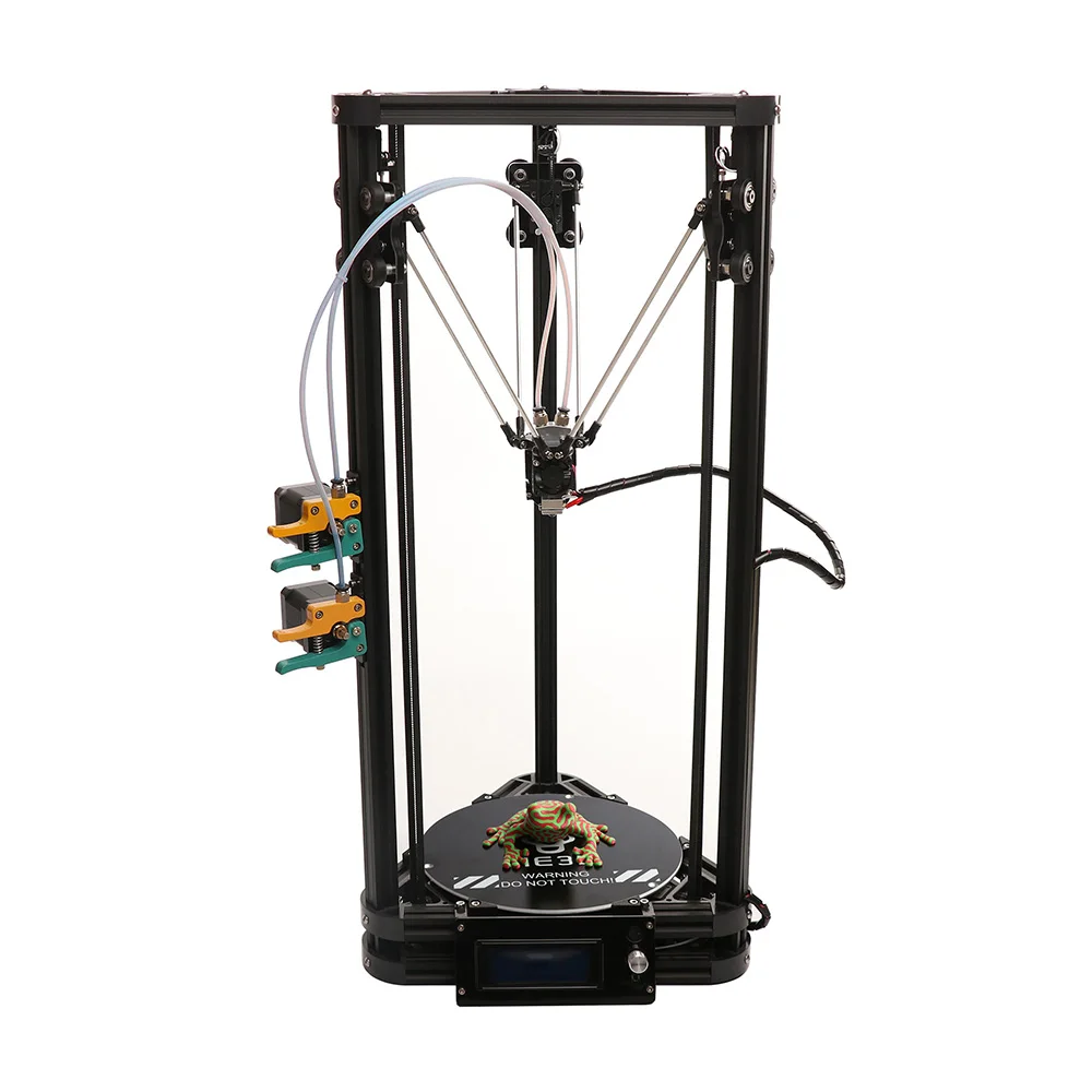 Новейший HE3D reprap DIY delta 3D принтер K200 автоматический уровень_ все инъекции пластмасс часть_ удаленно экструдер - Цвет: 2in 1out