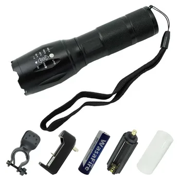 

T6 Highlight Flashlights Portable 5 Modes 3800 Lumens Zoomable Torch Waterproof Lantern Light for Camping Hunting