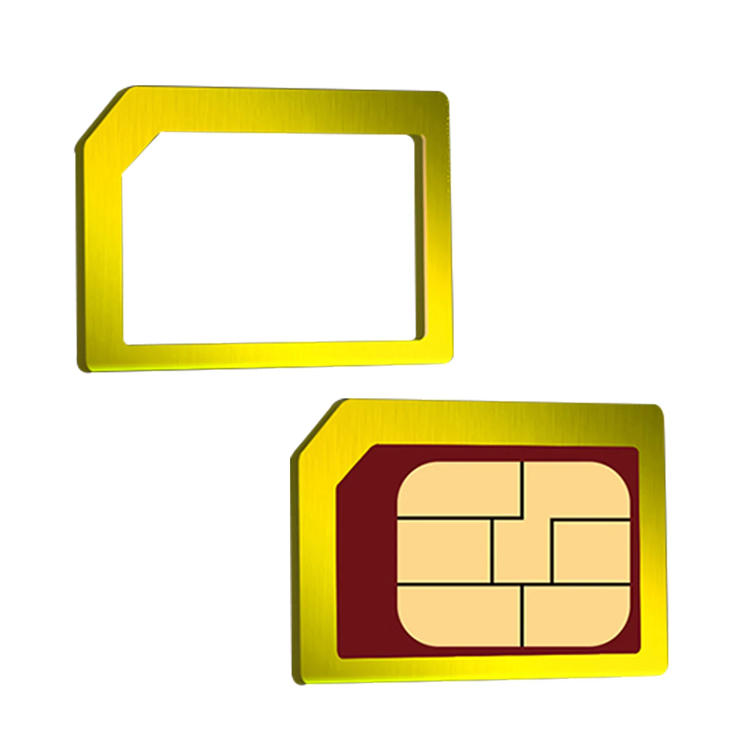Besegad 5 комплектов в 1 Nano Micro нормальный набор адаптеров для sim карты конвертер с