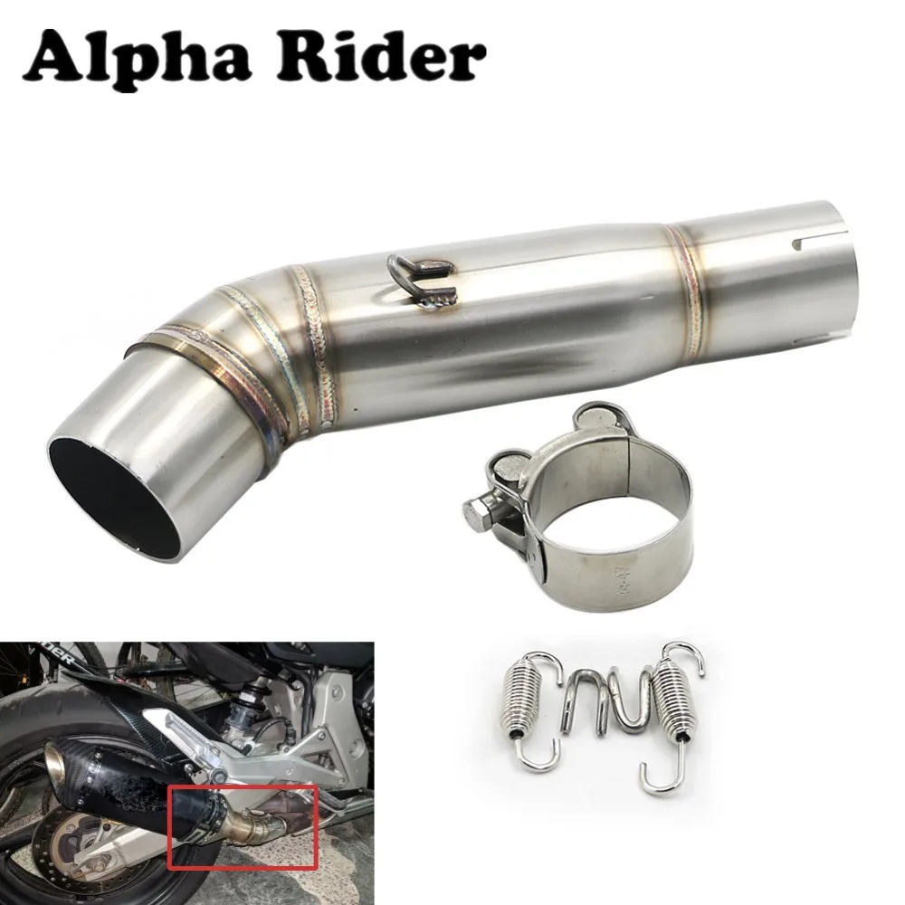 

07-13 CB600F Hornet 600 Slip-on Hornet Motorcycle Exhaust Middle Link Mid Pipe For Honda CB 600F Hornet 2007 - 2013 2012 2011