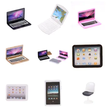 

Laptop Computer Doll House Scene MINI Laptop Computer Simulation Doll Accessories For Mini Doll House Furniture Toys