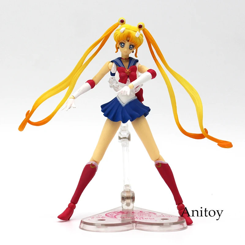 SHF Sailor Moon Crystal Season III Action Figure 1/8 scale painted figure 20th Anniversary Variable PVC Figure Toy 15cm