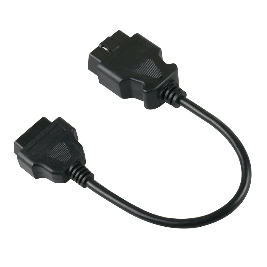 OBD2 16Pin удлинитель Разъем 30 см штекерным женщине Продлить OBD II адаптер для Старт IDIAG