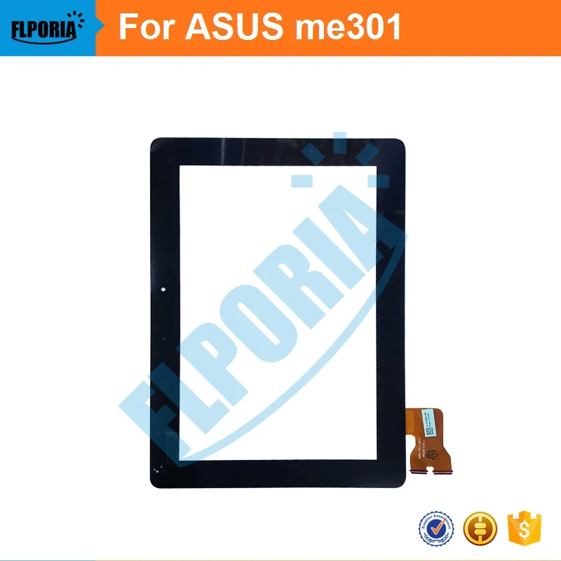 

Сенсорная панель для планшета 10,1 дюйма для ASUS me301, сенсорный экран, дигитайзер, переднее стекло с гибким кабелем в сборе, 100% Новинка для ASUS me301