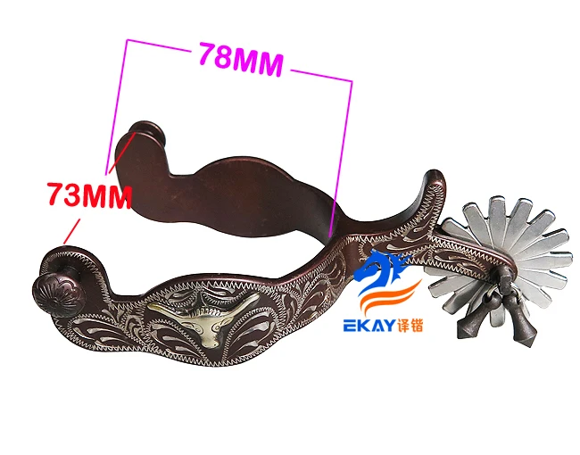 Антикварная шпора из вестерна, ковбойский шпор, ручная Выгравированная. с jingle bobs
