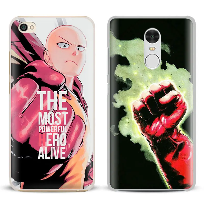 

ONE PUNCH MAN Anime Coque Phone Case Shell Cover For Xiaomi Redmi Note 4 4X 5A 6 6A PRO Mi 8 5 5S PLUS Max A1 Note 2 3