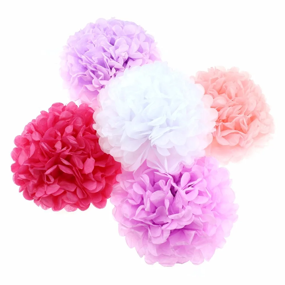  FANLUS 30cm 12inch Tissue Paper Balls Assorted Colors Tissue Paper Flower Ball Birthday Decoration Wedding Decor Party Decor (17)