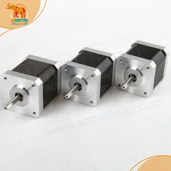 

3pcs 42BYGHW210-02 NEMA17 for 3000g.cm CNC stepper motor 1A,wantai stepping motor , CNC 3D Makebot Printer/ Printing