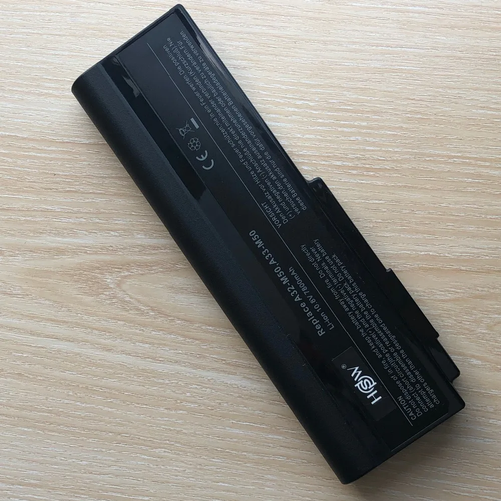 7800mAh Аккумулятор для ноутбука ASUS N53S N53SV A32 M50 N61 N53 M50s X64|Аккумуляторы ноутбуков| |