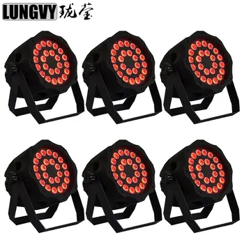 

Free Shipping 6pcs/Lot Led DMX Par 64 24x10w RGBW Waterproof RGBW 4in1 Led Par Light Christmas Lights Outdoor
