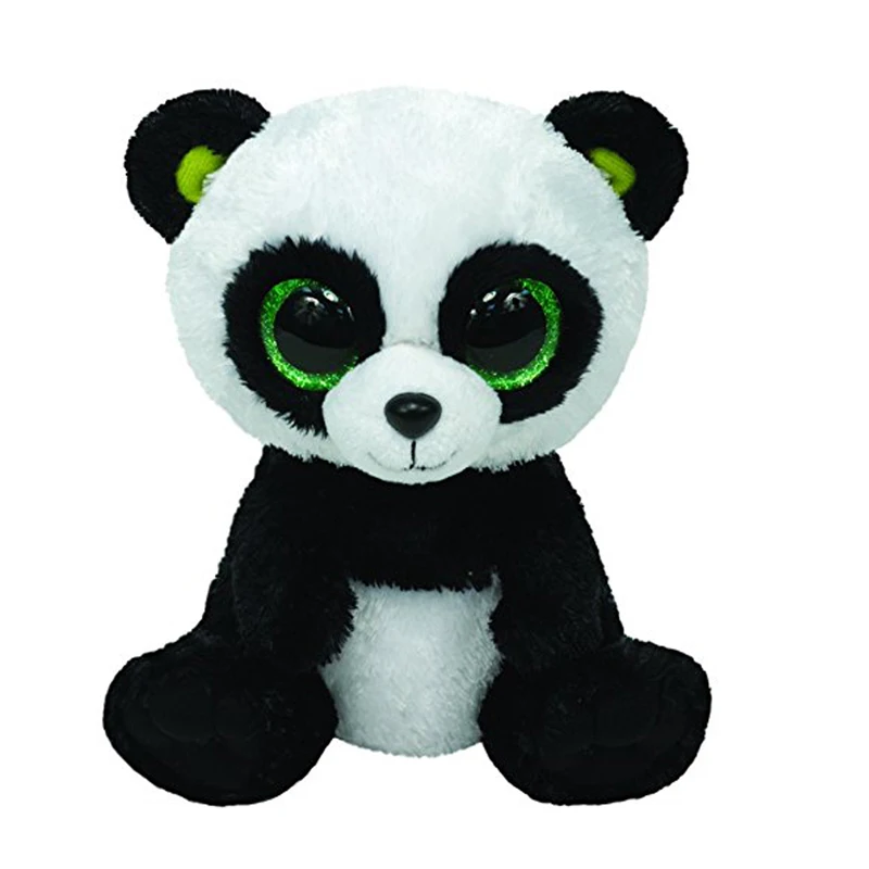 Ty " 15 см бамбуковая панда плюшевая обычная мягкая плюшевая игрушка с большими глазами из коллекции игрушек
