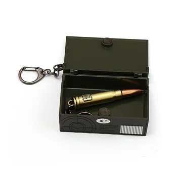 

Jedi Survival Game Box Keychain PUBG Battleground Level 3 Bullet Box Playerunknown's Holder Metal Keyring