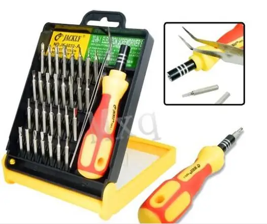 

32 in 1 set Micro Pocket Precision Screwdriver Kit Magnetic cell phone tool repair box Hand kit Screw Driver for iphone 6 plus