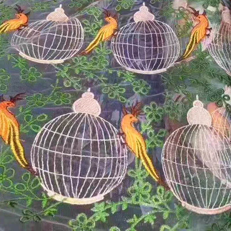 Новое поступление сабо для женщин птичья клетка с вышивкой модный дизайнерский