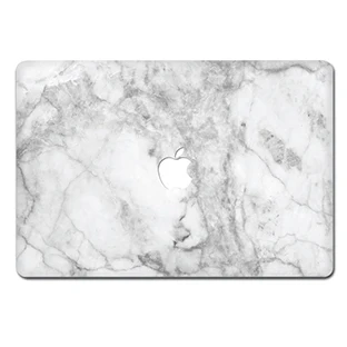 GOOYIYO-Виниловая переводная наклейка для ноутбука Наклейка на верхнюю часть DIY мраморная живопись кожи для MacBook Air retina Pro 11 12 13 15 логотип наклейка - Цвет: A16746