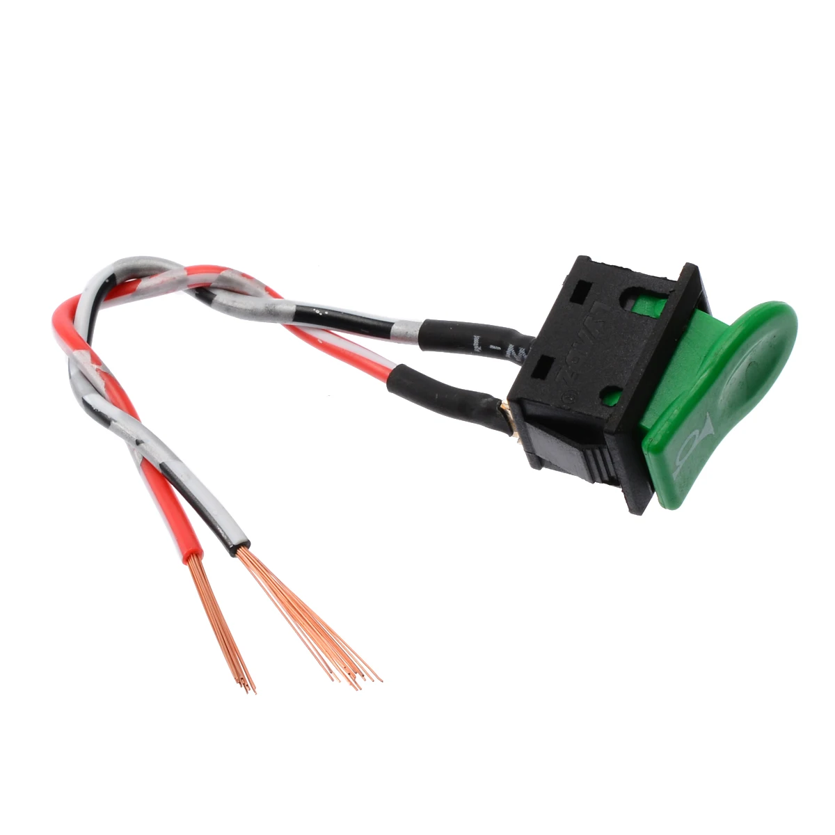 Hot Universal Car Horn Switch Button E-bike Motorcycle Horn Momentary Push Switch Green ABS Plastic