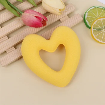 

1PC New Lovely Heart Shaped Hair Curlers Sponge Rollers Hair Style Tool Women Quick Messy Bun Headwear