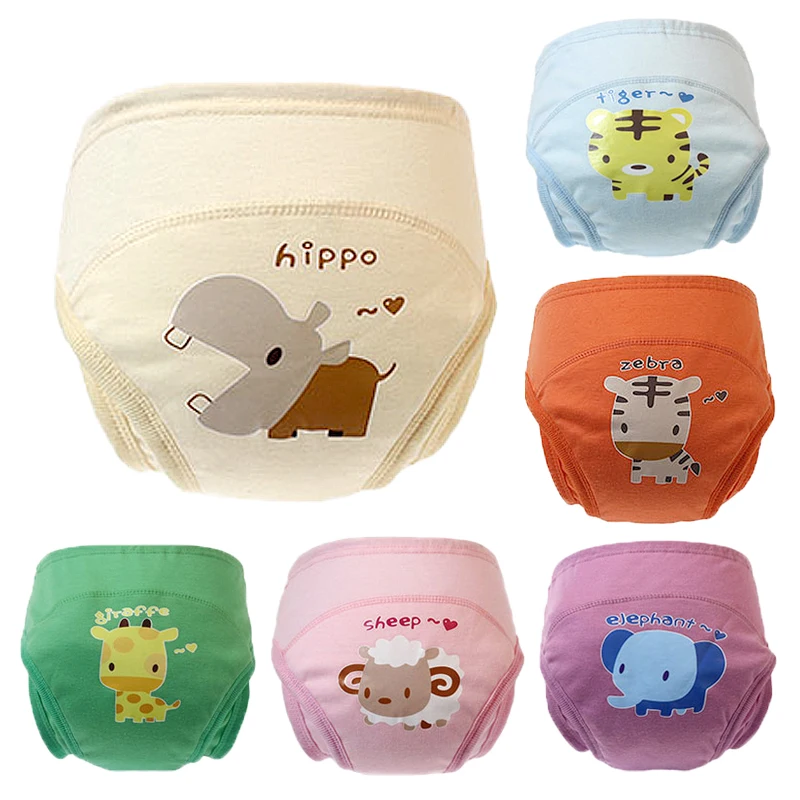 

Cartoon Waterproof 2-4T Baby Underwear Training Pants for Babies Infant Under Pants Newborn Underclothing Washable Girl Briefs