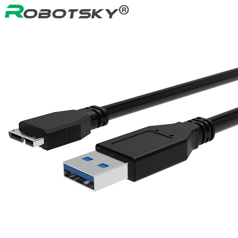 Robotsky USB 3,0 Type A к Micro B Кабель USB3.0 кабель для быстрой синхронизации данных Шнур для внешнего жесткого диска HDD Samsung S5