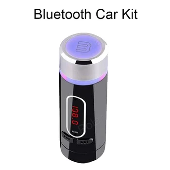 

New Bluetooth Car Kit 180 Degree FM Transmitter With USB Charger MP3 Player