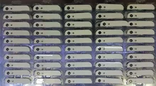 Wholesale 50pcs/lot Top and Bottom Back Glass for iPhone 5 5G with 3M adhesives Top Quality Brand New Free Shipping