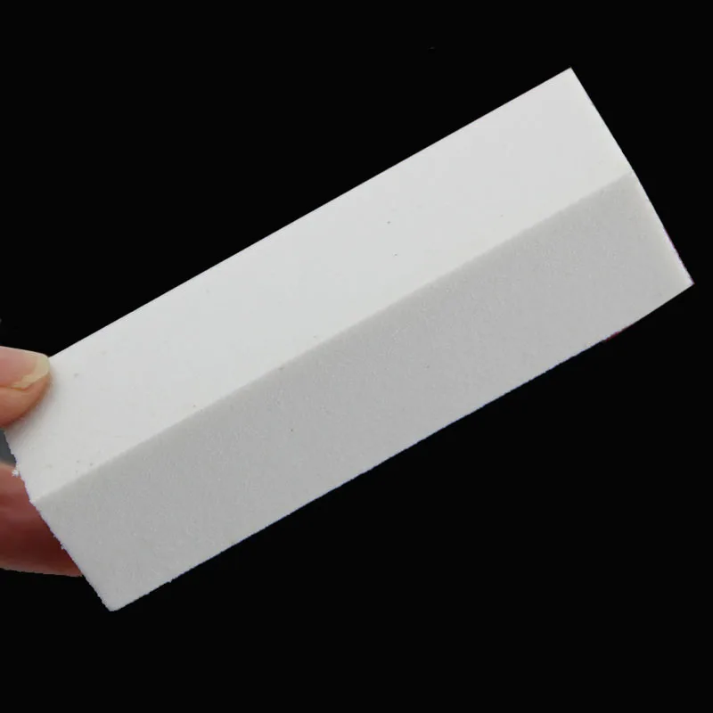 10 шт./лот, высококачественный белый буфер блока для ногтей, полировальный блок для ногтей, шлифовальный блок, пилочки для маникюра, инструмент для полировки ногтей