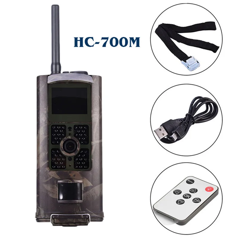 

2G MMS Hunting Camera Waterproof Video Monitoring Camcorder Wildlife Trail Observing Camera 120 Degrees Wide Angle Cam HC-700M