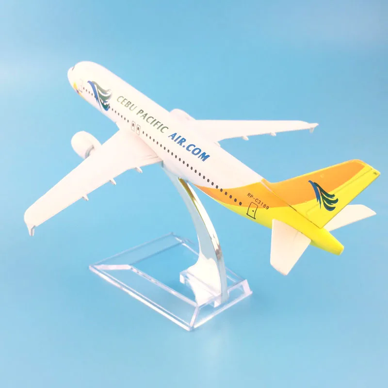 Модель самолета JASON TUTU 16 см модель Cebu Pacific Air Аэробус A320 Литые металлические